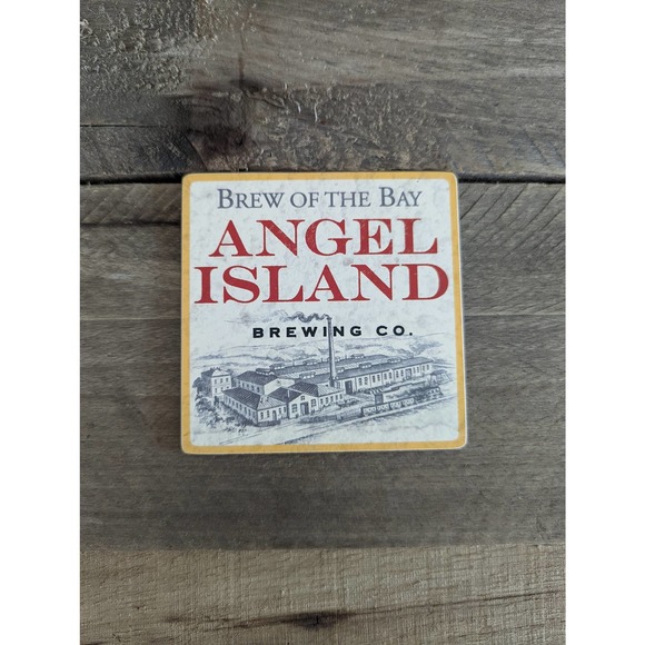 Vintage Beer Bar Coasters Set of Four / Cork Backs - Picture 3 of 7